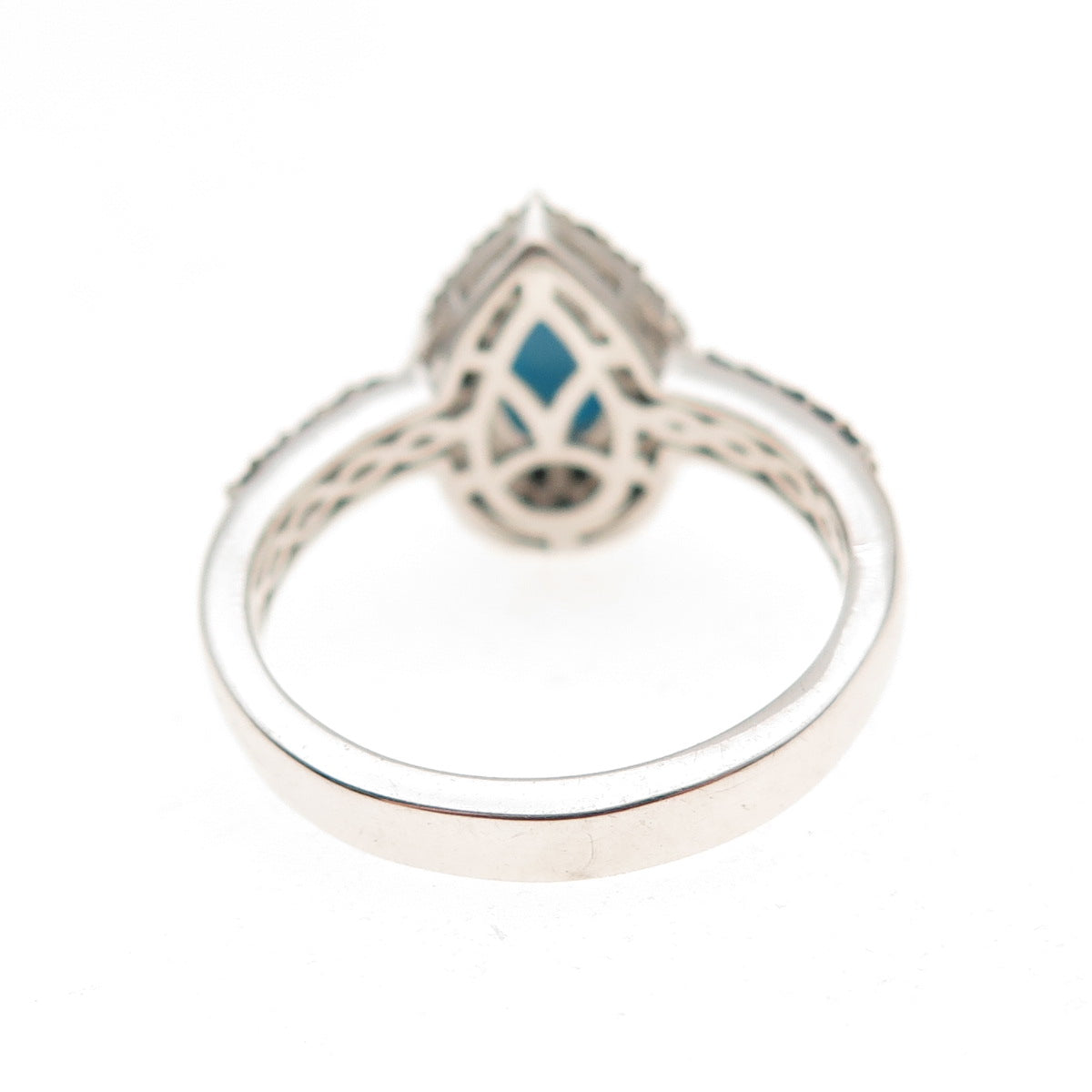 Chuck Clemency 925 Sterling Silver Real Turquoise & Black Spinel Ring Size 8