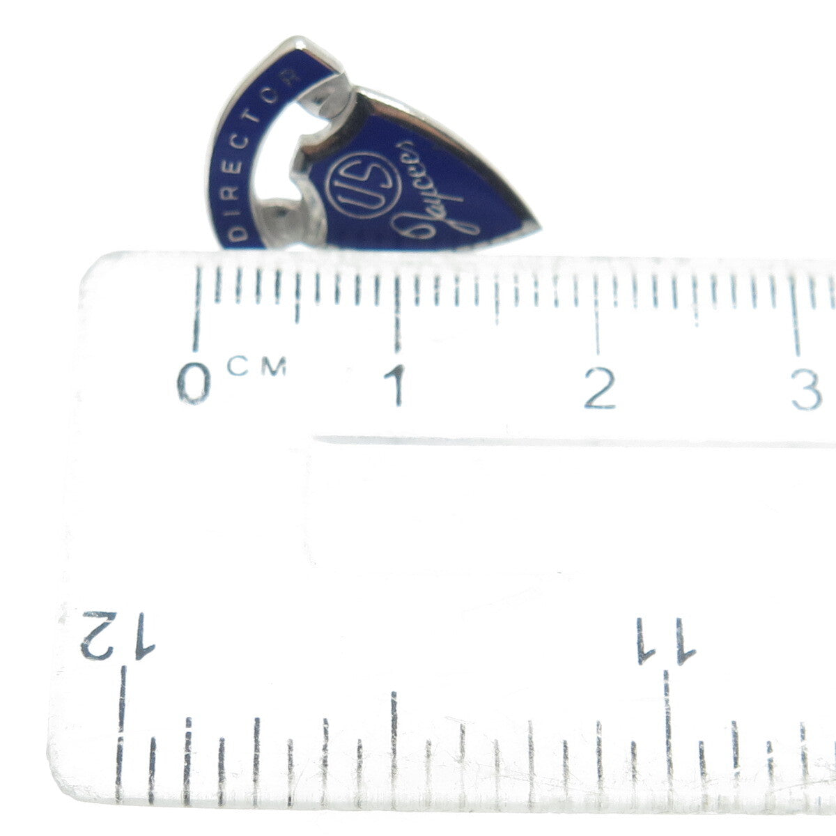 Number One 925 Sterling Silver Vintage Enamel "US Jaycees Director" Lapel Pin
