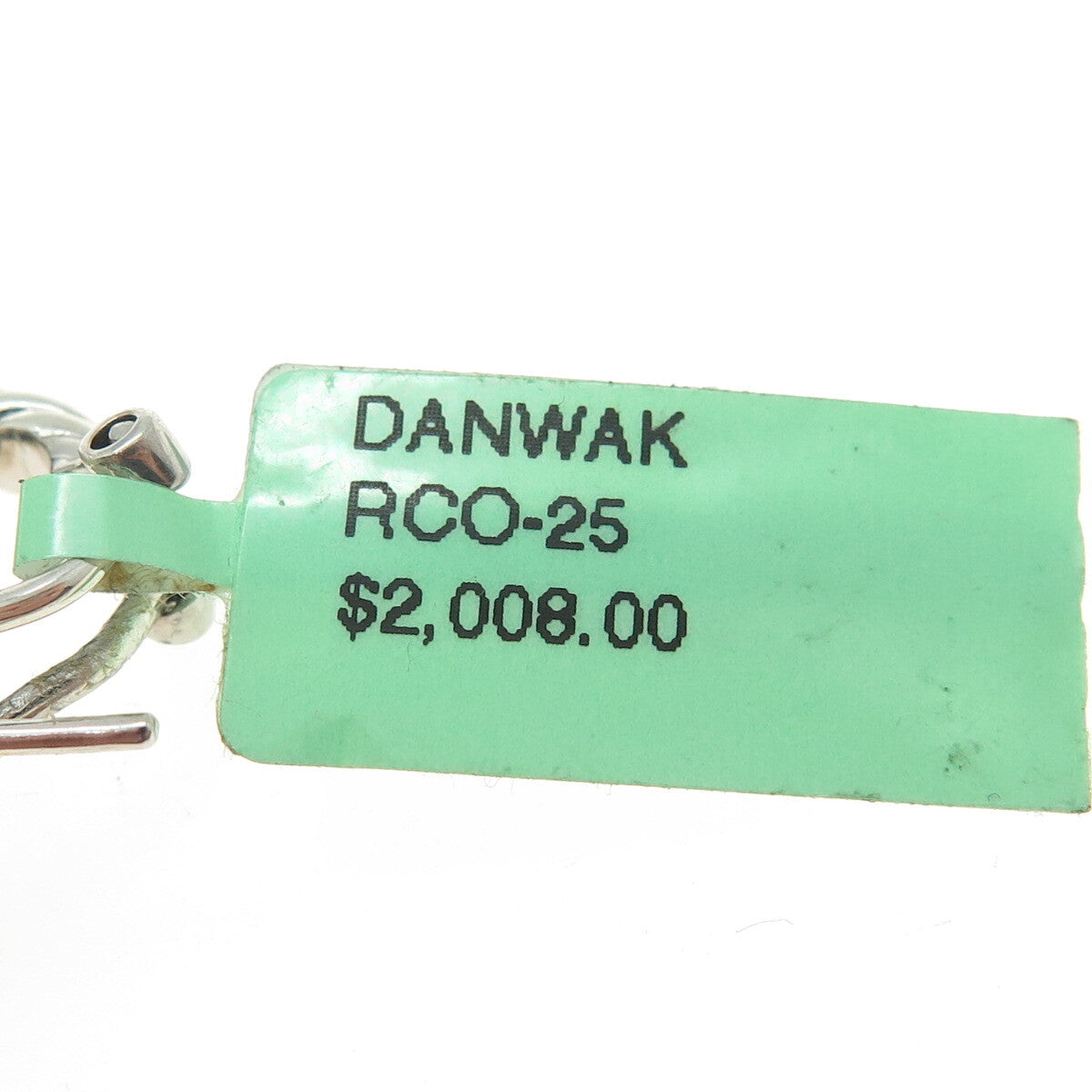 DANWAK 18K Gold Sterling 18 Diamond 0.09ct & 2 Quartz 3.46ct Omega Back Earrings