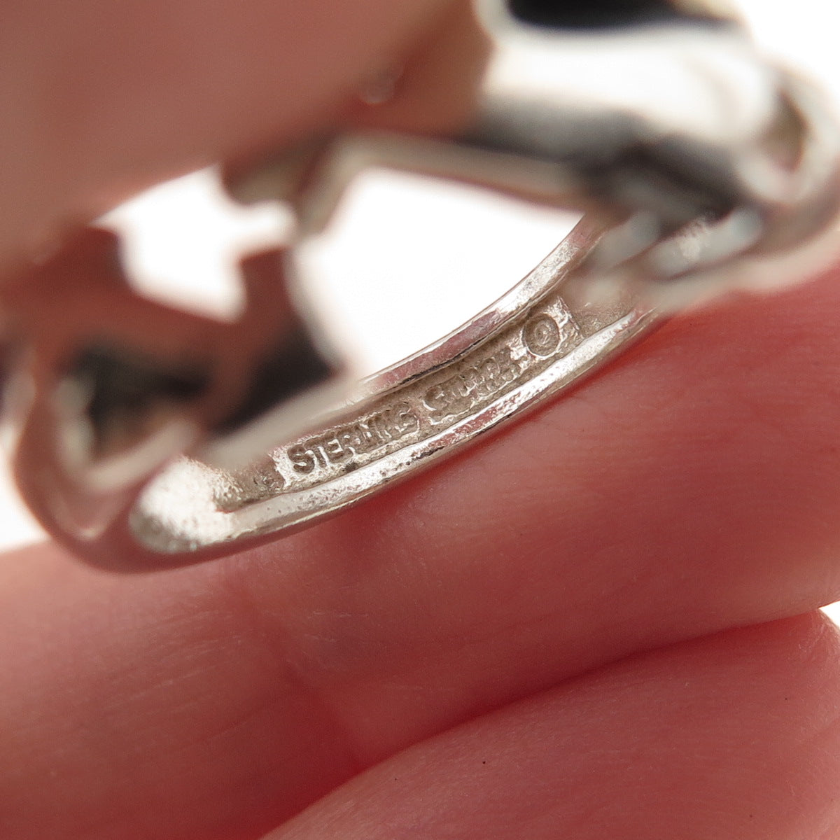 Swank 925 Sterling Silver Vintage Sagittarius Zodiac Adjustable Ring Size 8.5