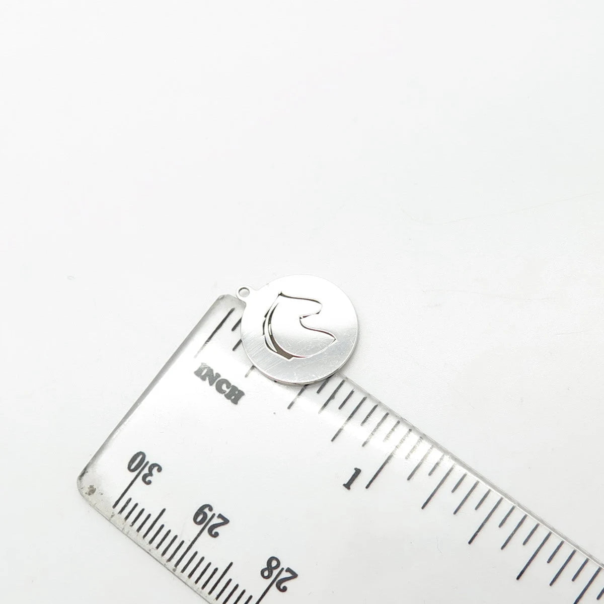 925 Sterling Silver USA Two In Town Horse Charm Pendant