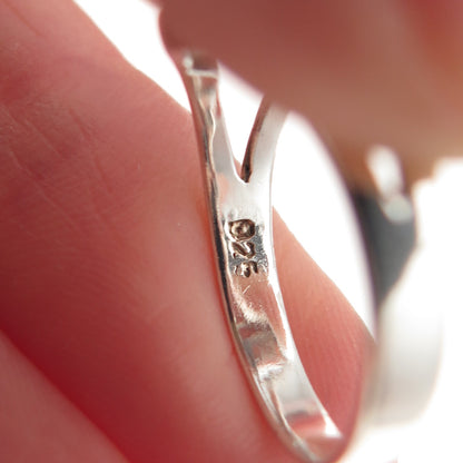 925 Sterling Silver Vintage Celtic Trinity Ring Size 6.25