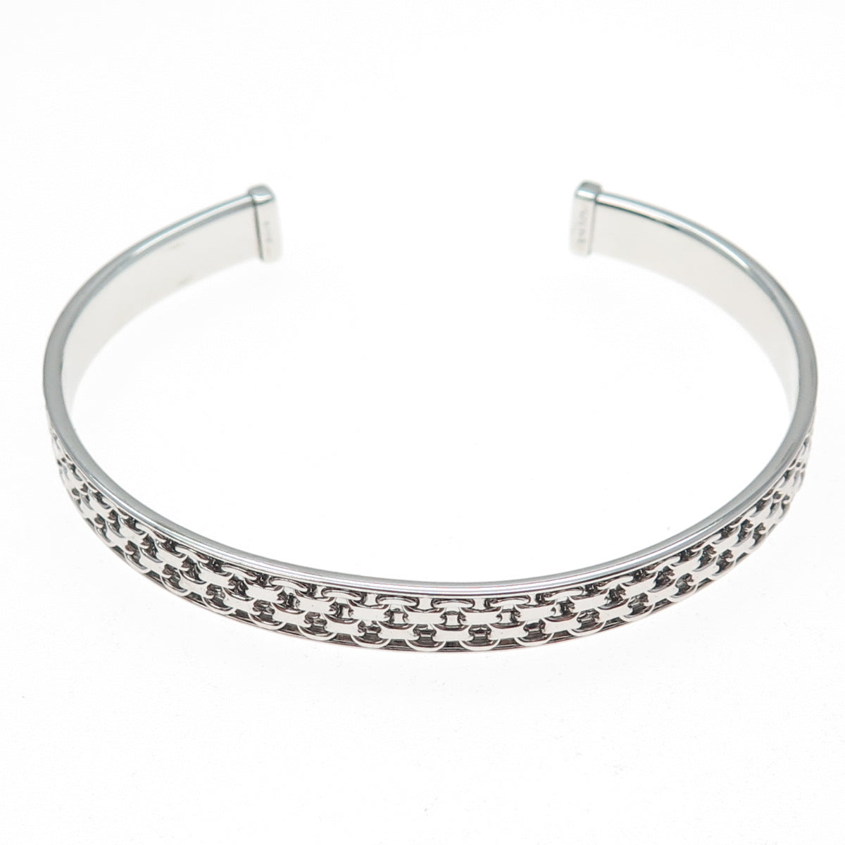 CHATEAU D'ARGENT 925 Sterling Vintage Italy Bismark Link Adjustable Bracelet 7"
