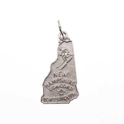 Mark Mercy 925 Sterling Silver Vintage New Hampshire Charm Pendant