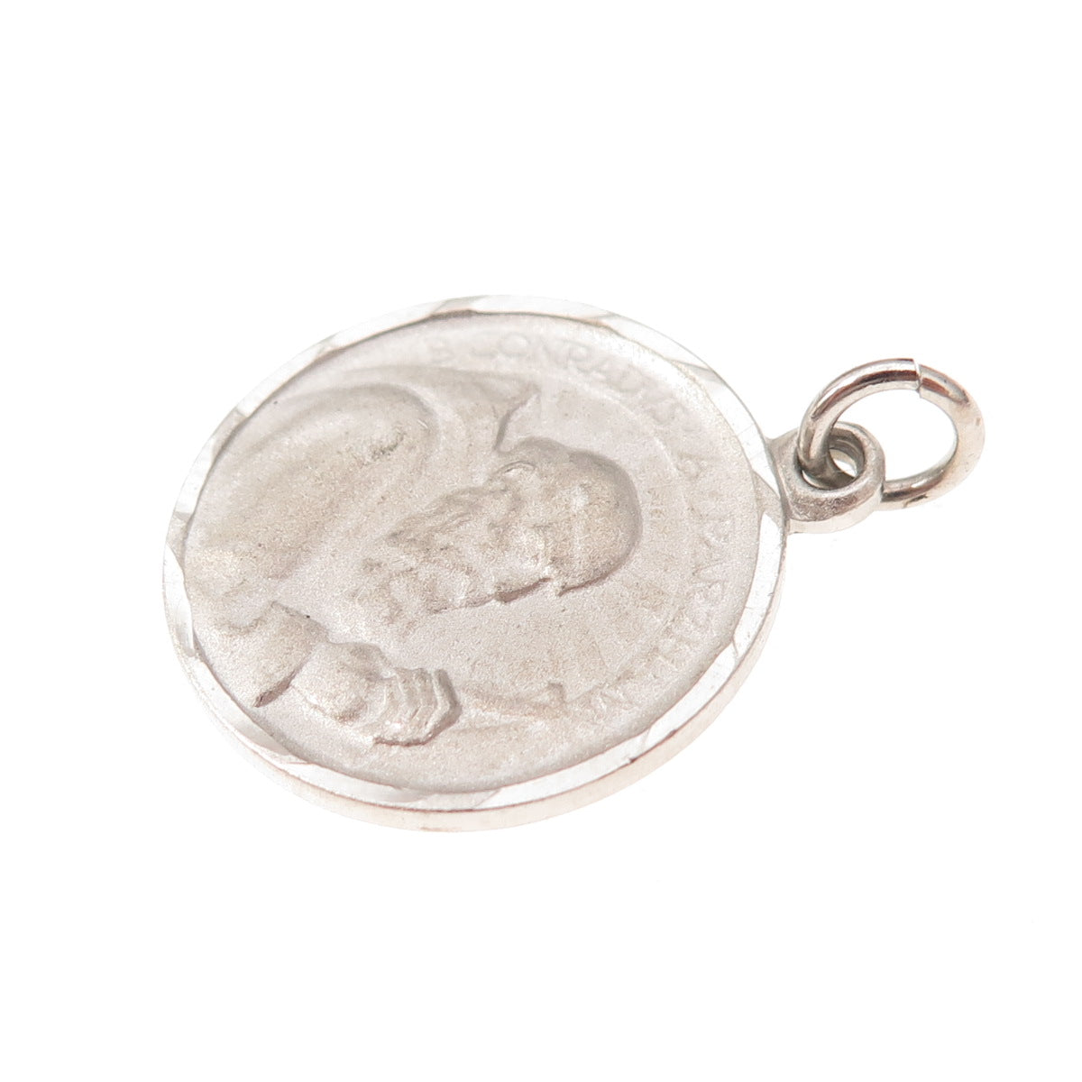 925 Sterling Filled Antique Saint Conrad of Parzham & Saint John Eudes Pendant