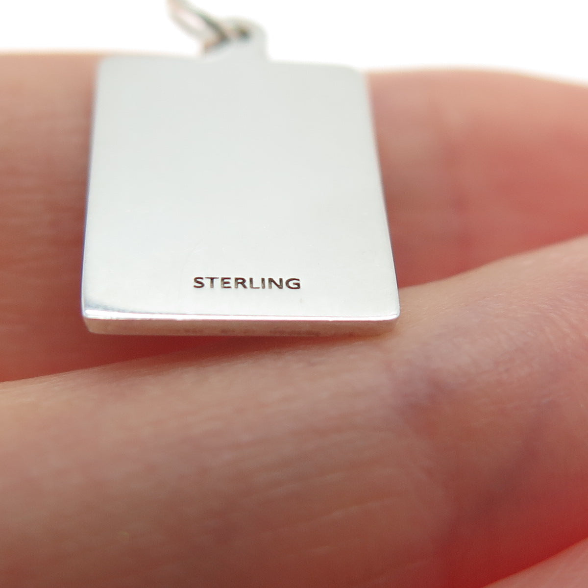 925 Sterling Red Enamel I Don't Think It's A Big Deal Minimalist Charm Pendant