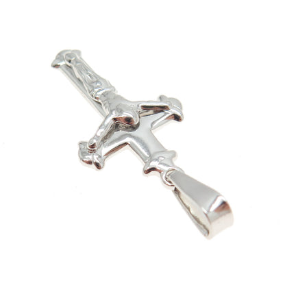 925 Sterling Silver Crucifix Cross Religious Pendant