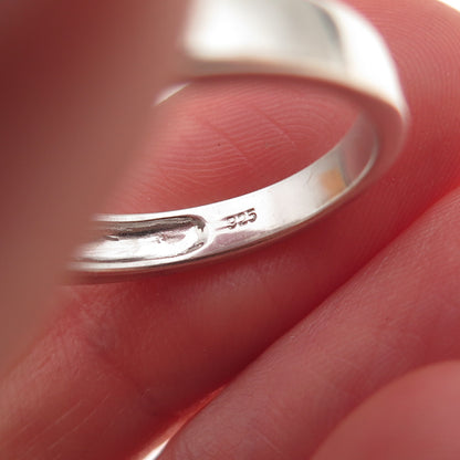 925 Sterling Silver Round-Cut C Z Ring Size 7.25