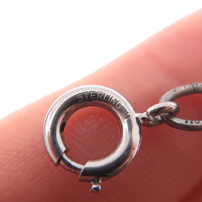 BEAU 925 Sterling Silver Vintage Curb Link Bracelet 7"