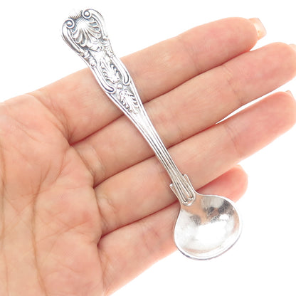 INTERNATIONAL SILVER 925 Sterling Antique Art Deco Naval Salt & Spices Spoon
