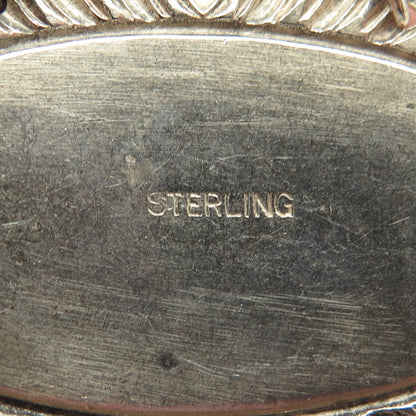 925 Sterling Silver Vintage "Scotch" Ornate Bottle Tag