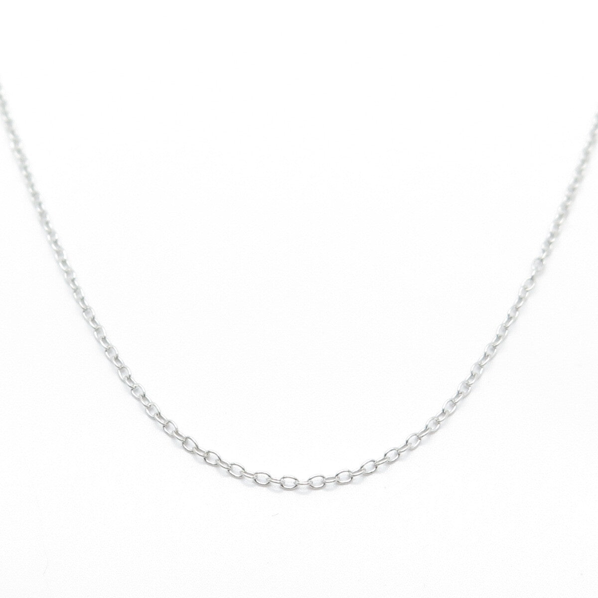925 Sterling Silver Cable Chain Necklace 18"