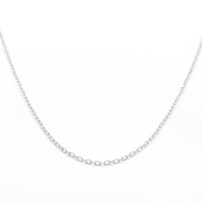 925 Sterling Silver Cable Chain Necklace 18"