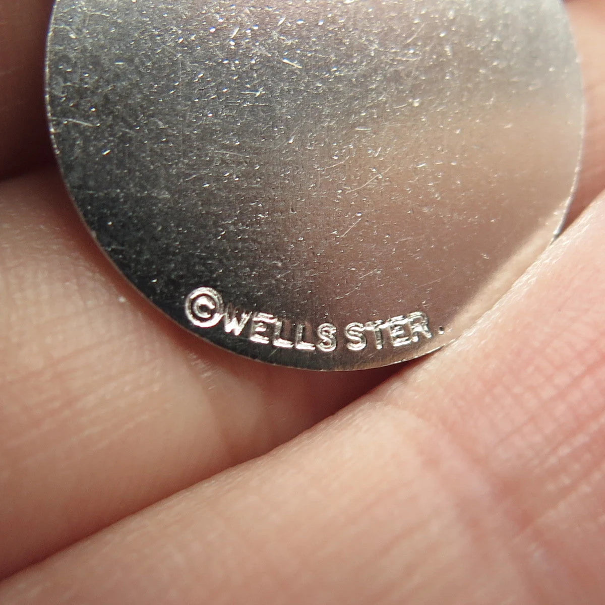 925 Sterling Silver Vintage Wells American Football Player Charm Pendant