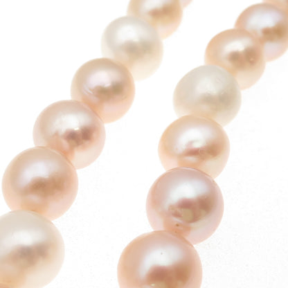 925 Sterling Silver Vintage WW Real Pearl Beaded Necklace 20"