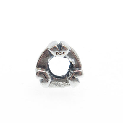 CHAMILIA 925 Sterling Silver Letter H Initial Bead Charm