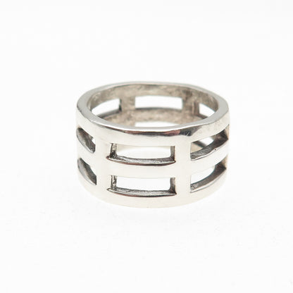 925 Sterling Silver Vintage Arcane Ring Size 7.5