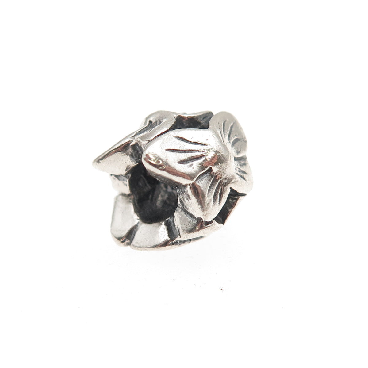 Trollbeads LAA 925 Sterling Silver Butterfly Slide Bead Charm