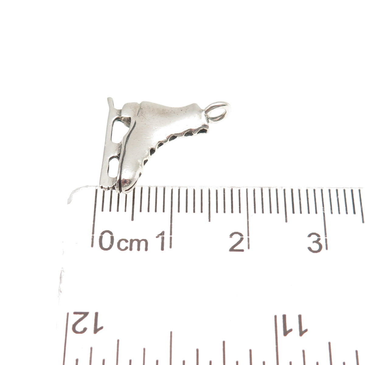 Peter Stone 925 Sterling Silver Vintage Ice Skating Mini Charm Pendant