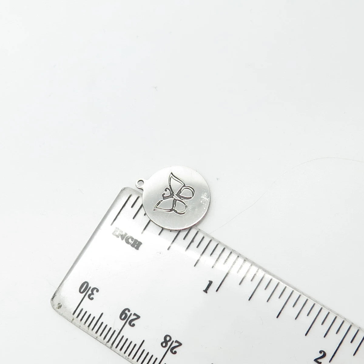 925 Sterling Silver USA Two In Town Butterfly Charm Pendant