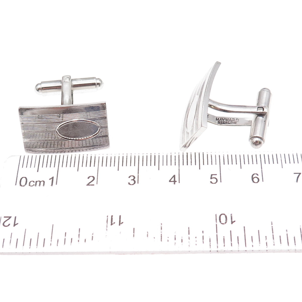 Hayward 925 Sterling Silver Antique Art Deco Cufflinks