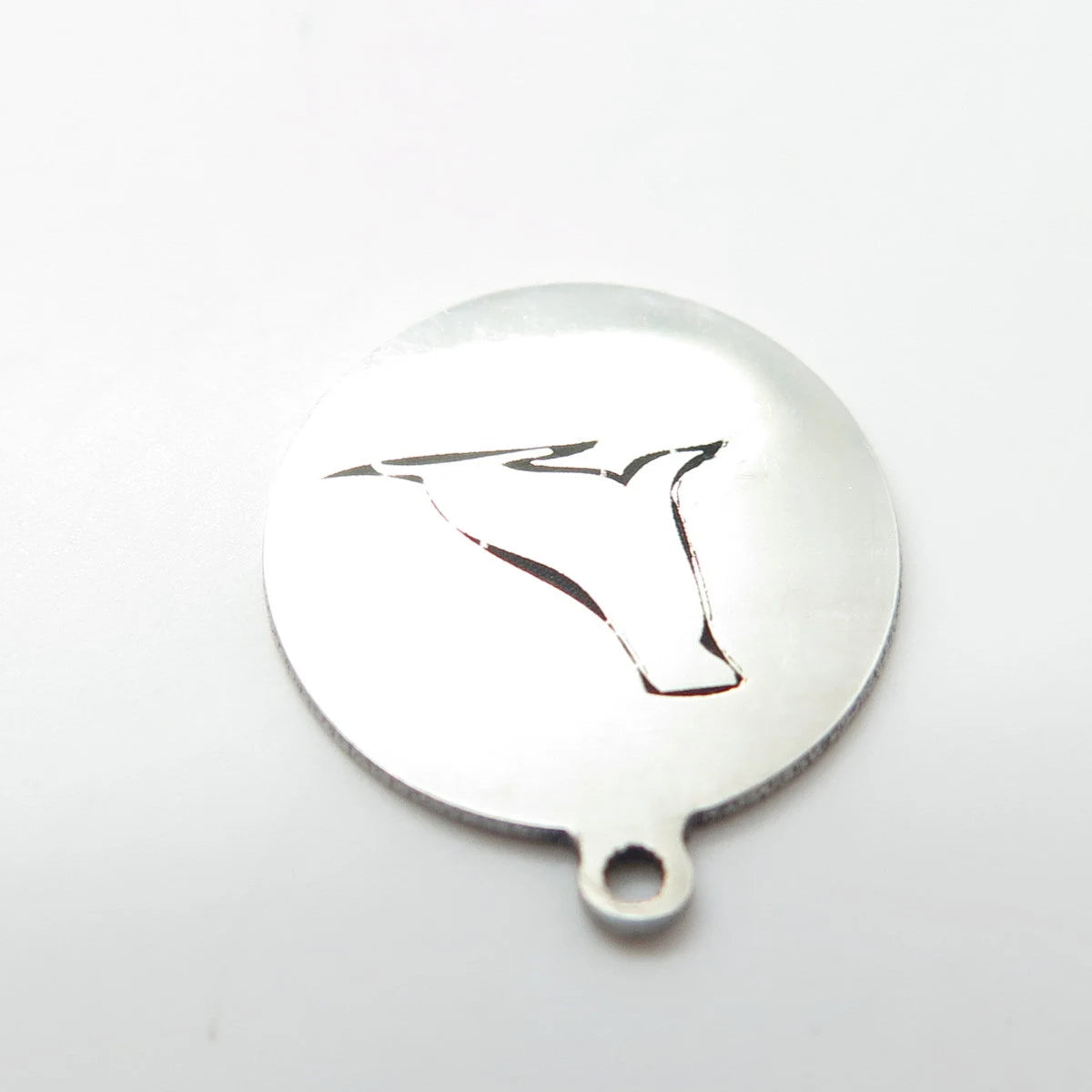 925 Sterling Silver USA Two In Town Sea Calf Charm Pendant