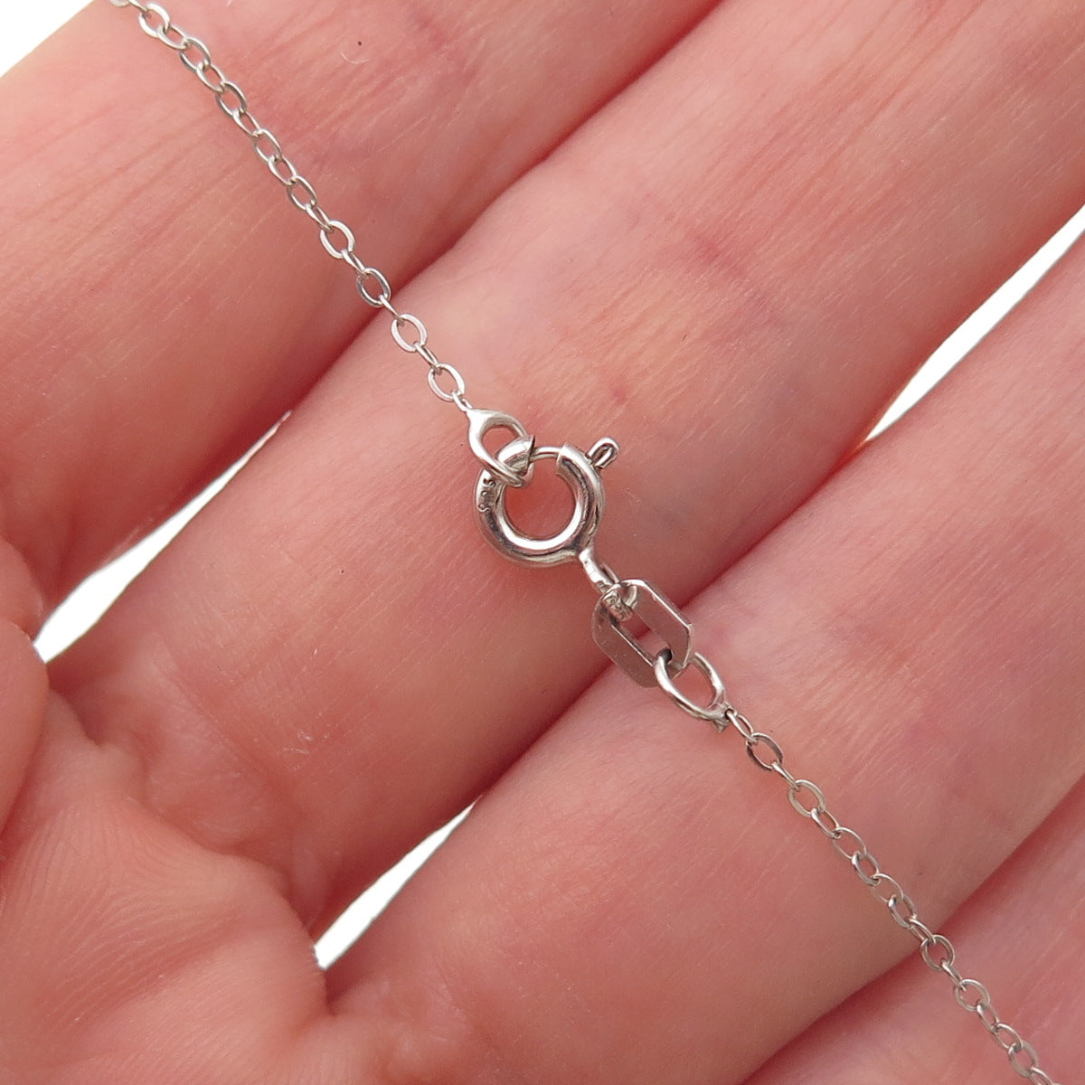 Chuck Clemency 925 Sterling Silver Real Tanzanite Cable Chain Necklace 20"