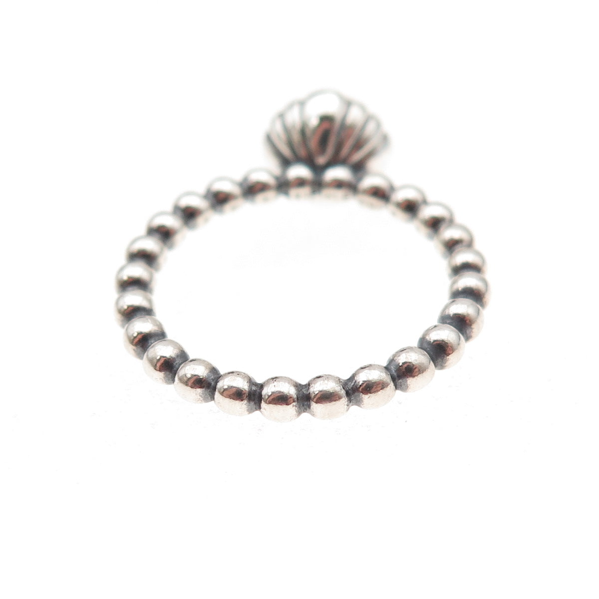 Pandora Sterling Silver Real Amethyst February Birthday Blooms Ring Size 5.25
