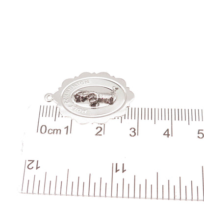 Town & Country 925 Sterling Silver Vintage Holy Communion Charm Pendant