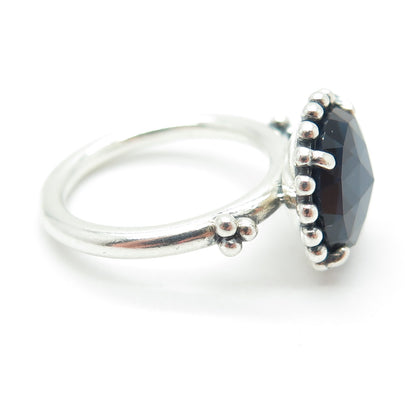 PANDORA 925 Sterling Silver Blue Crystal Midnight Star Ring Size 6