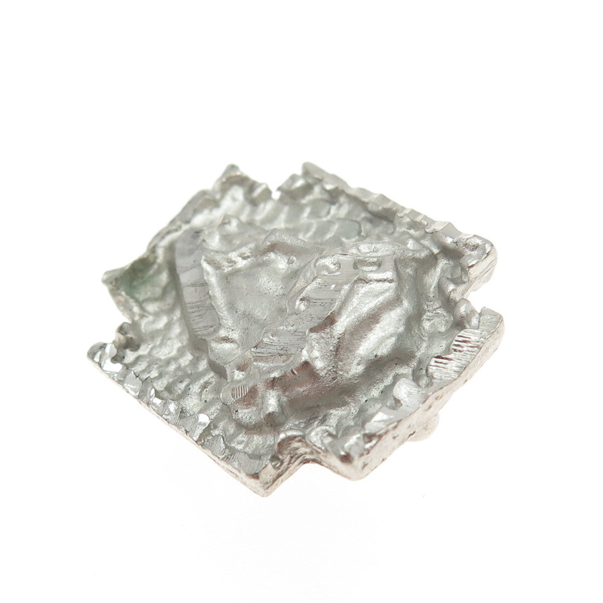 925 Sterling Silver Vintage Jesus Cross Religious Slide Pendant