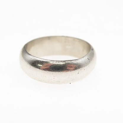 T. Bear 925 Sterling Silver 14K Gold Vintage Oxidized Band Ring Size 4.5