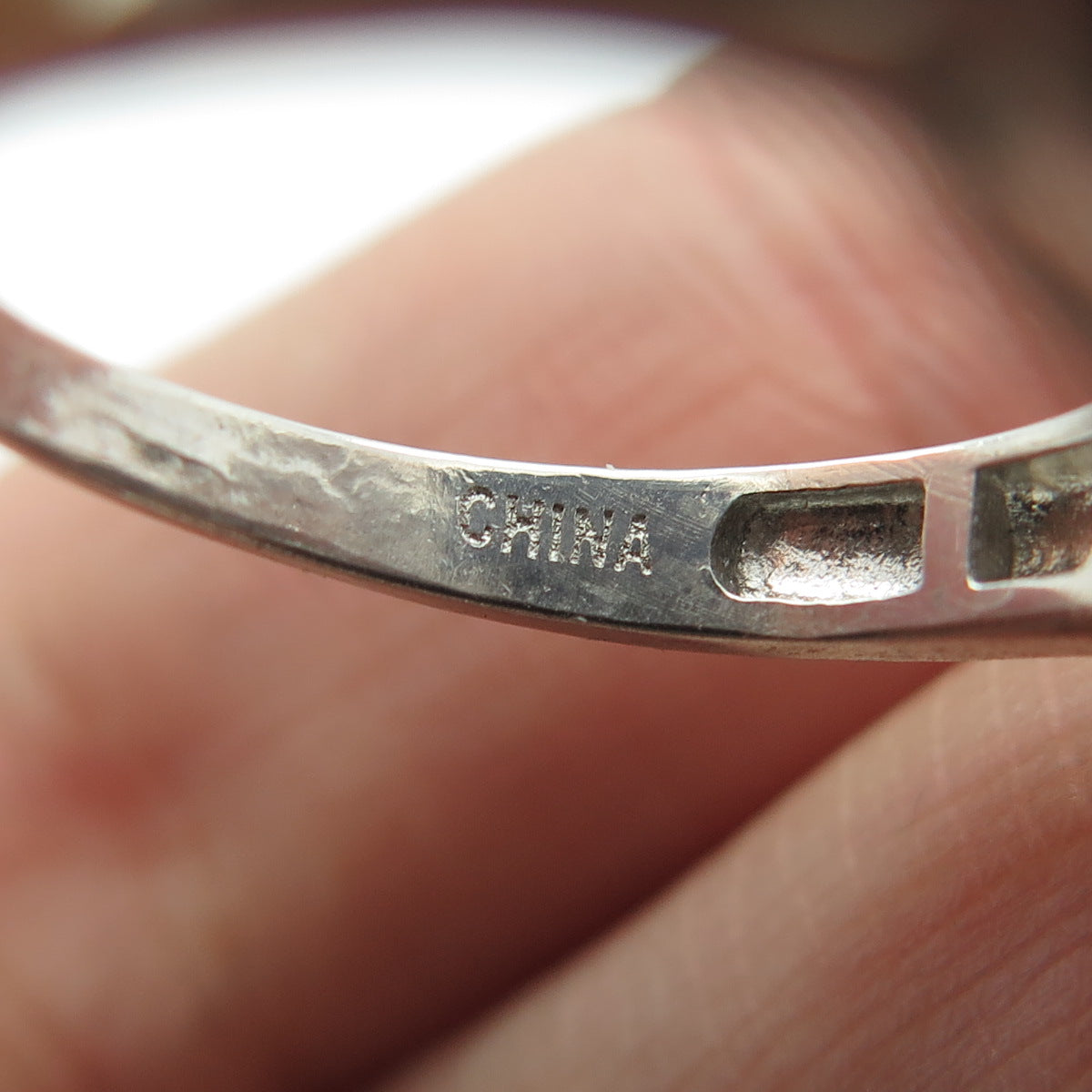 925 Sterling Silver White & Canary C Z Statement Ring Size 7.75