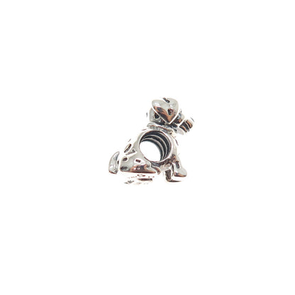 CHAMILIA & DISNEY 925 Sterling Silver Lucky The Dalmatian Slide Bead Charm