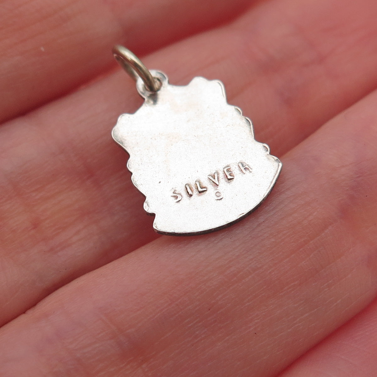925 Sterling Silver Vintage Enamel New Brighton Charm Pendant