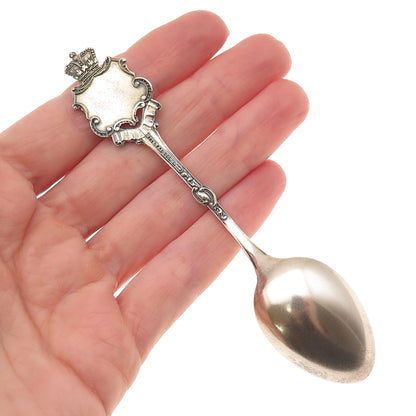Roden Bros Sterling Antique Art Deco Canada Enamel Niagara Falls Coffee Spoon