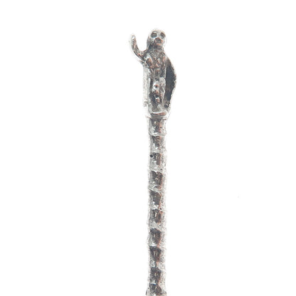 RINZE JANS SPAANSTRA 833 Silver Antique 19th Century Dutch Coffee Spoon