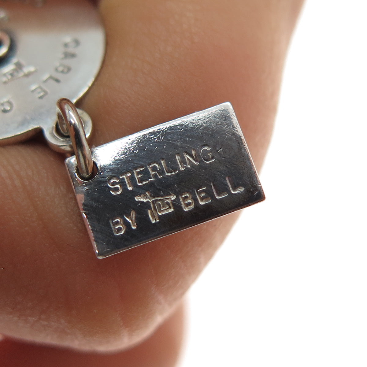 BELL TRADING 925 Sterling Silver Vintage SF Cable Car Mini 3D Charm Pendant