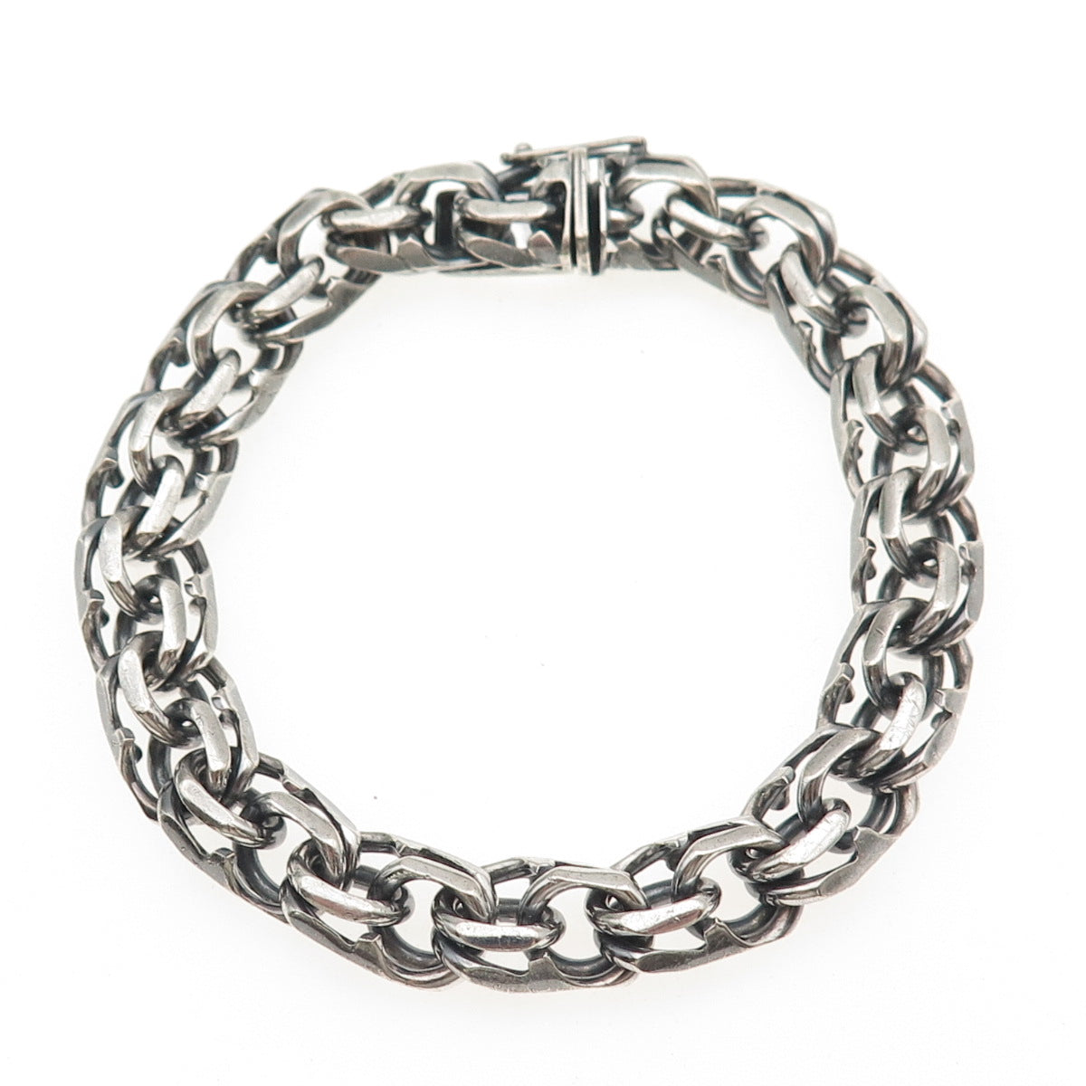 Friedrich Speidel 800 Silver Vintage Germany Bismark Link Bracelet 7.25"