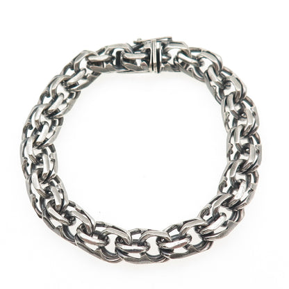 Friedrich Speidel 800 Silver Vintage Germany Bismark Link Bracelet 7.25"