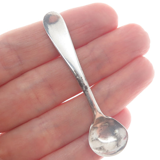KIRK STIEFF Sterling Silver Antique 1850 Old Maryland-Plain Salt & Spices Spoon
