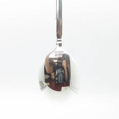 W & S SORENSEN 925 Sterling Silver Antique Art Deco Denmark Cage Spoon