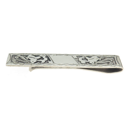 900 Silver Vintage Guatemala Tribal Tie Clip