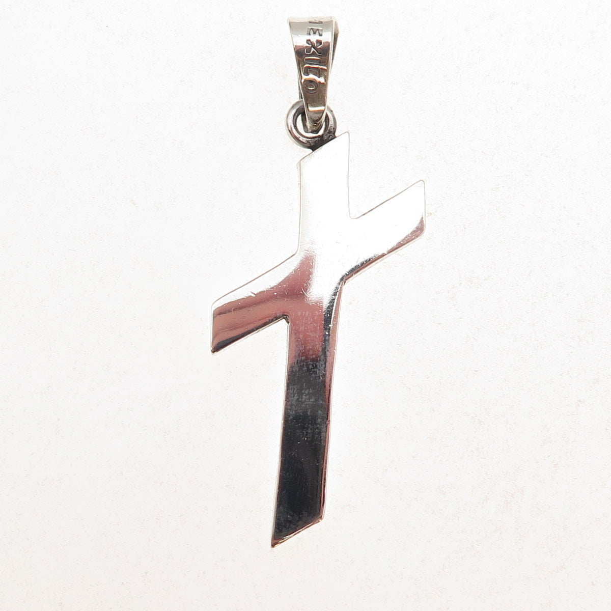 925 Sterling Silver Vintage Mexico Cross Religious Pendant