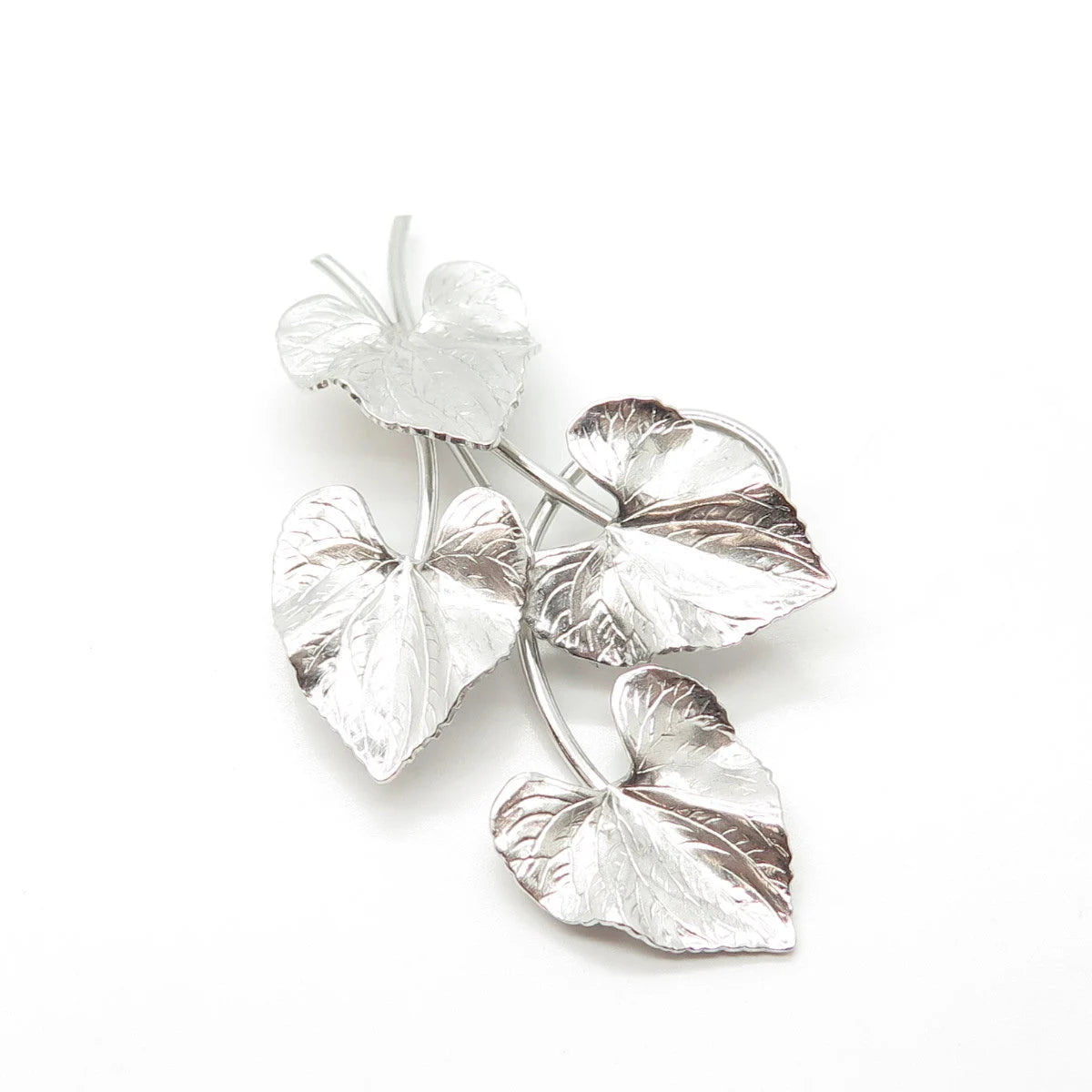 925 Sterling Silver Vintage Carl-Art Lily Floral Pin Brooch