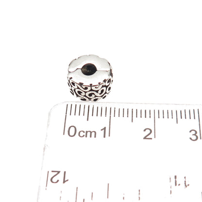 Pandora 925 Sterling Silver Swirl Clip Charm