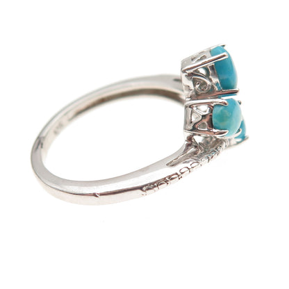 Chuck Clemency 925 Sterling Silver Real Sleeping Beauty Turquoise Ring Size 6.25