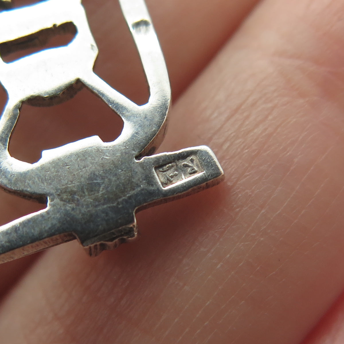 800 Silver Vintage Egypt Cartouche Pendant