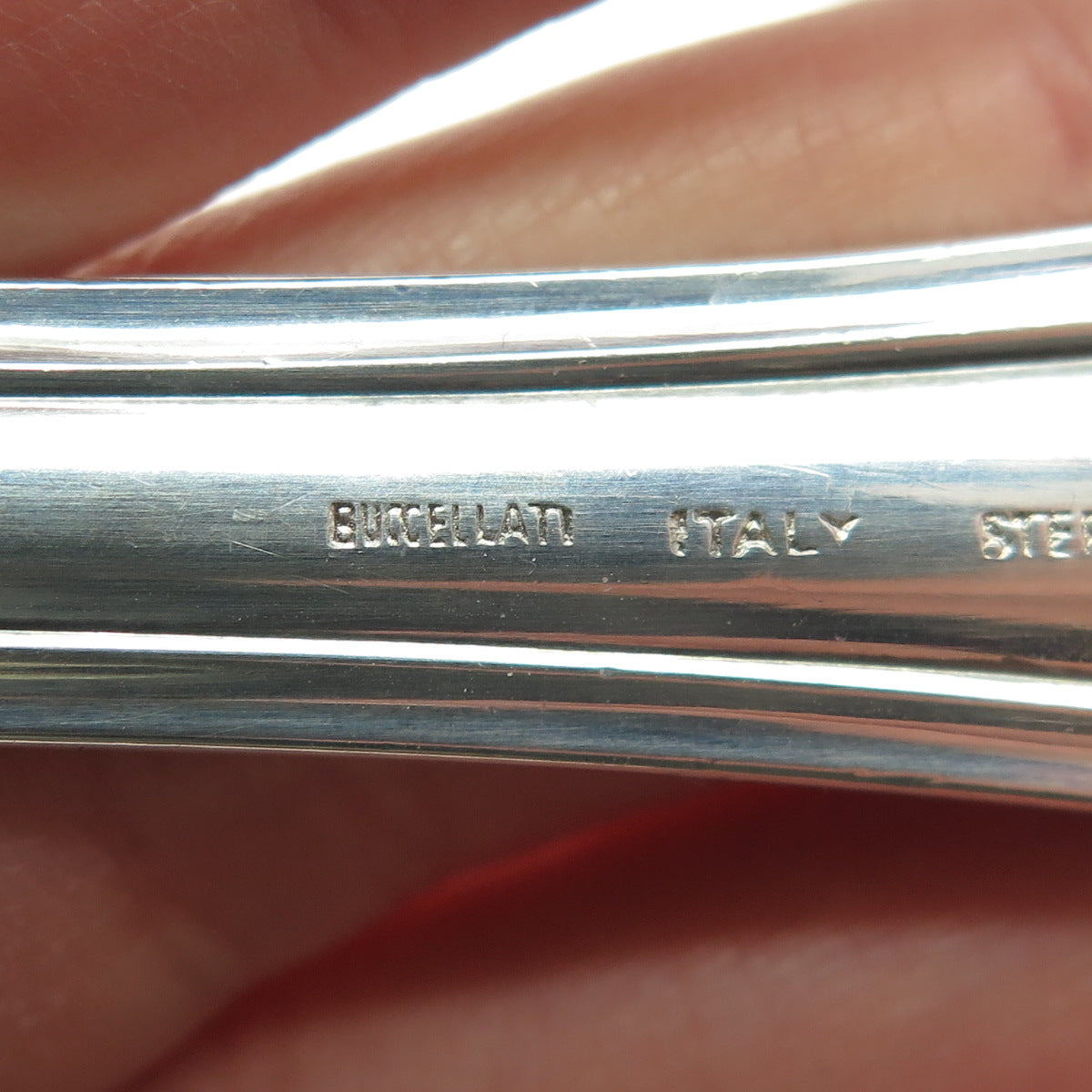 BUCCELLATI Sterling Vintage Italy Grande Imperiale SET of Serving Spoon & Fork