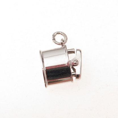 Art's Elegance Sterling Silver Antique Art Deco Cigarette Lighter Charm Pendant